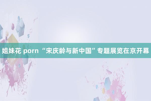 姐妹花 porn “宋庆龄与新中国”专题展览在京开幕