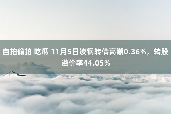 自拍偷拍 吃瓜 11月5日凌钢转债高潮0.36%，转股溢价率44.05%