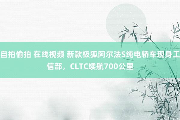 自拍偷拍 在线视频 新款极狐阿尔法S纯电轿车现身工信部，CLTC续航700公里